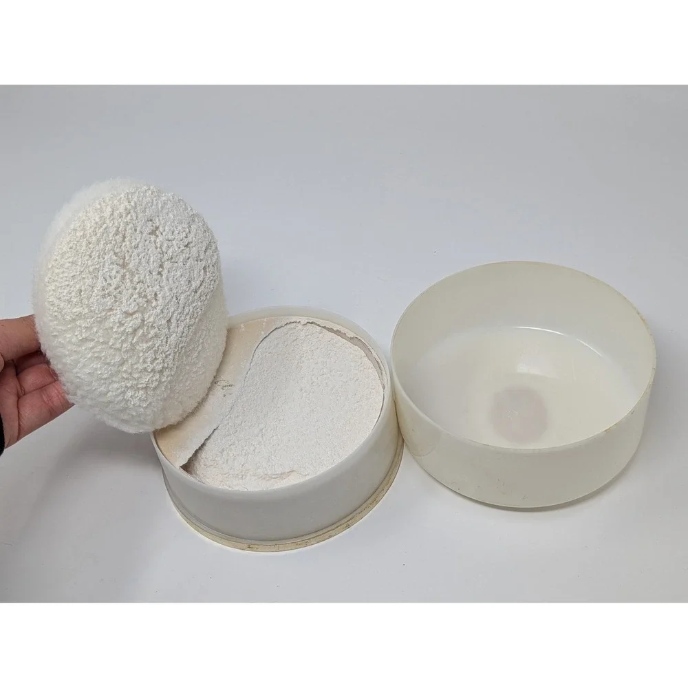 Guerlain‎ Shalimar Dusting Powder Original Vintage Puff Container 8oz
